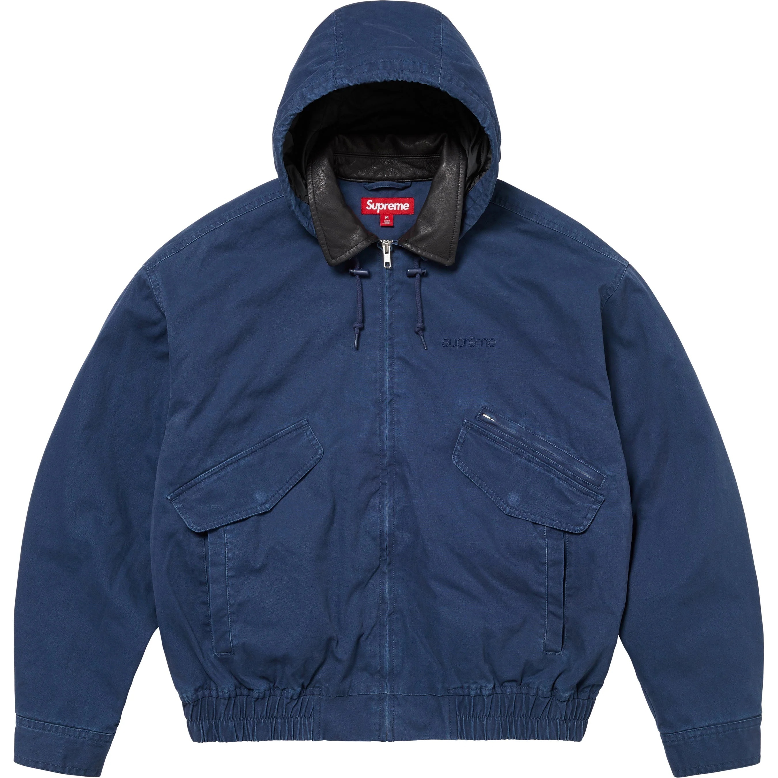 Leather Collar Utility Jacket view 8